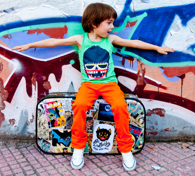 Ropa divertida rockera niños Be Lucky | Blog de moda infantil, de bebé puericultura