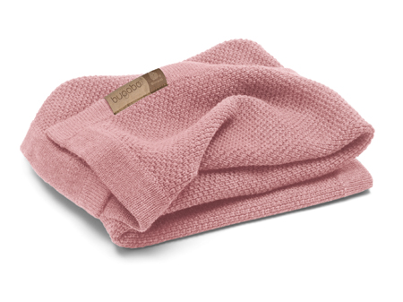Bugaboo Bugaboo Wool Collection-manta lana merino rosa