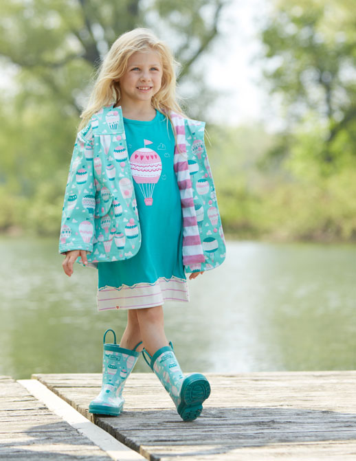 Moda infantil Hatley ropa de lluvia, botas de agua, chubasqueros y paraguas13