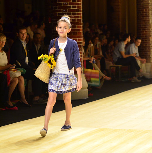 Desfile de Bóboli moda infantil en la 080 Barcelona Fashion pasarela de moda verano 2015-5