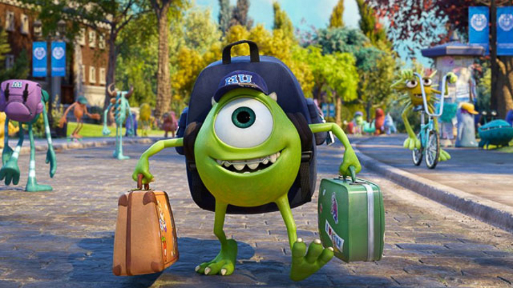 Still from Disney-Pixar animation Monsters University